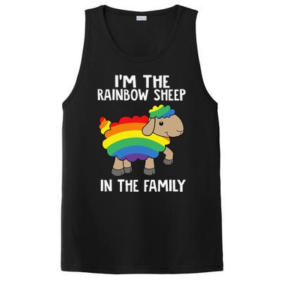 Im The Rainbow Sheeps In The Family Lgbtq Pride PosiCharge Competitor Tank