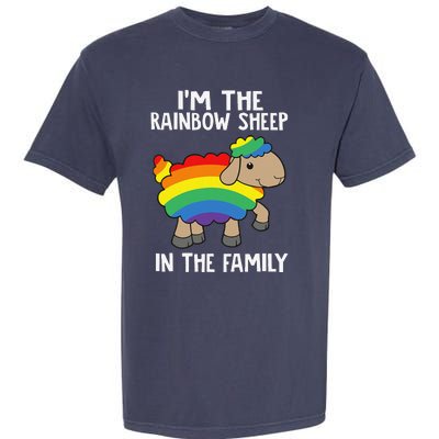 Im The Rainbow Sheeps In The Family Lgbtq Pride Garment-Dyed Heavyweight T-Shirt