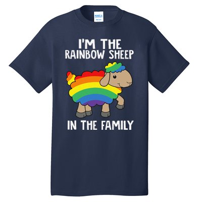 Im The Rainbow Sheeps In The Family Lgbtq Pride Tall T-Shirt