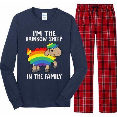 Im The Rainbow Sheeps In The Family Lgbtq Pride Long Sleeve Pajama Set