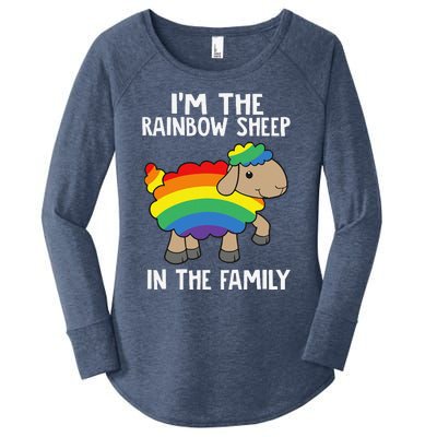 Im The Rainbow Sheeps In The Family Lgbtq Pride Women's Perfect Tri Tunic Long Sleeve Shirt