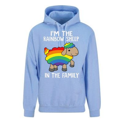 Im The Rainbow Sheeps In The Family Lgbtq Pride Unisex Surf Hoodie