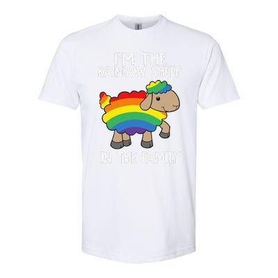 Im The Rainbow Sheeps In The Family Lgbtq Pride Softstyle CVC T-Shirt