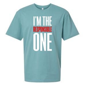 IM The Responsible One Sarcastic Saying Sueded Cloud Jersey T-Shirt