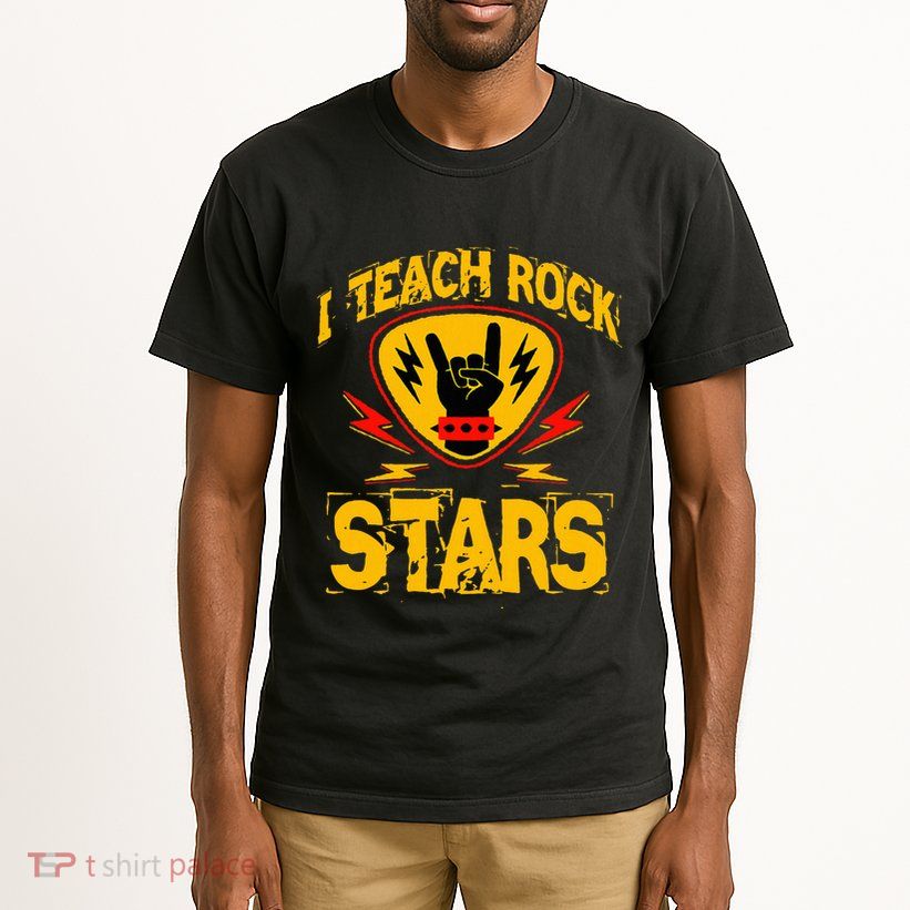 I Teach Rock Stars Music Teacher Rock On Tall T-Shirt
