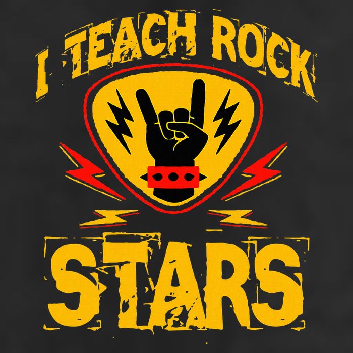 I Teach Rock Stars Music Teacher Rock On Adult Drive Performance Visor
