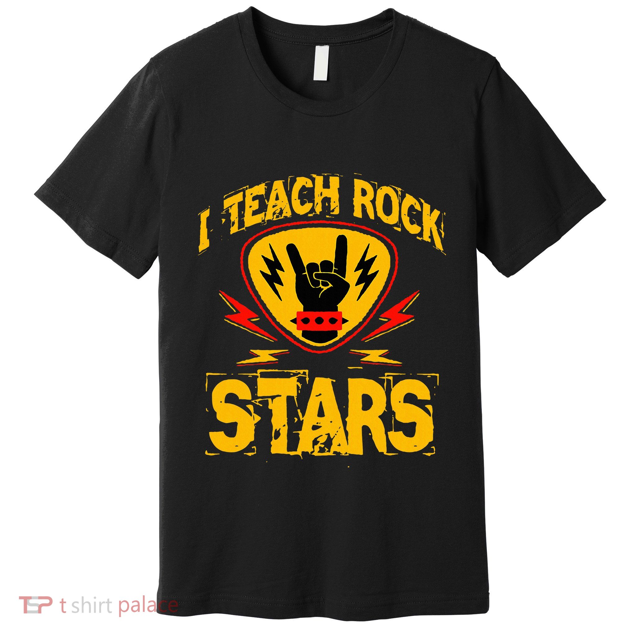 I Teach Rock Stars Music Teacher Rock On Premium T-Shirt
