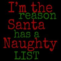 Im The Reason Santa Has A Naughty List Funny Holiday 16 in Basic Backpack