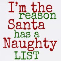 Im The Reason Santa Has A Naughty List Funny Holiday Apron