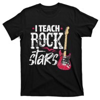 I Teach Rock Stars Funny Music Teacher Guitar Player T-Shirt