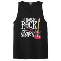 I Teach Rock Stars Funny Music Teacher Guitar Player PosiCharge Competitor Tank