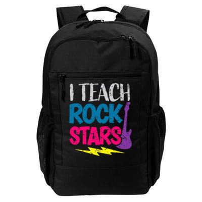 I Teach Rockstars Orchestra Music Teacher Back To School Daily Commute Backpack