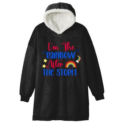 I'm The Rainbow After The Storm Hooded Wearable Blanket