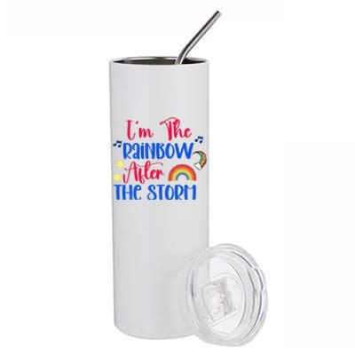 I'm The Rainbow After The Storm Stainless Steel Tumbler