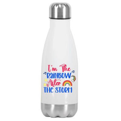 I'm The Rainbow After The Storm Stainless Steel Insulated Water Bottle