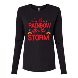 I'm The Rainbow After The Storm Womens Cotton Relaxed Long Sleeve T-Shirt