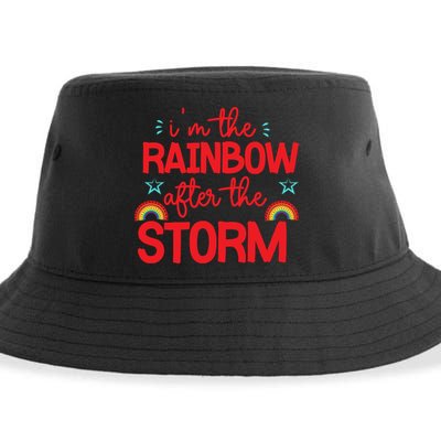 I'm The Rainbow After The Storm Sustainable Bucket Hat