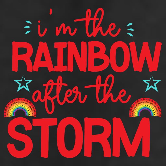 I'm The Rainbow After The Storm Golf Towel