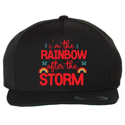 I'm The Rainbow After The Storm Wool Snapback Cap