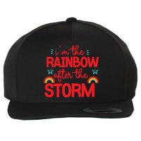 I'm The Rainbow After The Storm Wool Snapback Cap