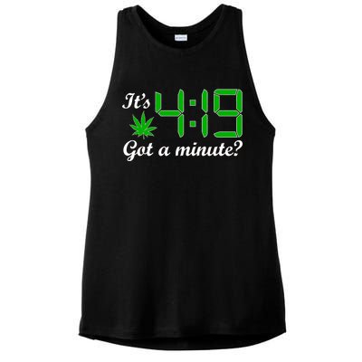 It's 4:19 Got A Minute? 420 Ladies PosiCharge Tri-Blend Wicking Tank