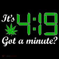 It's 4:19 Got A Minute? 420 Women's V-Neck T-Shirt