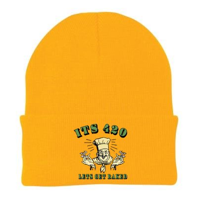 It's 420 Lets Get Baked Knit Cap Winter Beanie