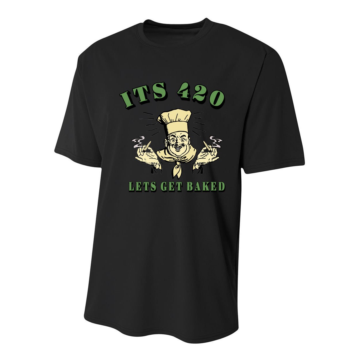 It's 420 Lets Get Baked Youth Performance Sprint T-Shirt