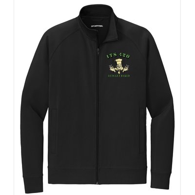 It's 420 Lets Get Baked Stretch Full-Zip Cadet Jacket