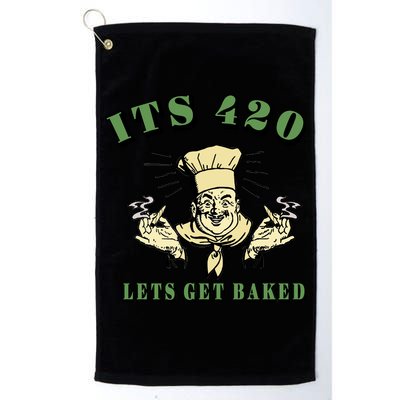 It's 420 Lets Get Baked Golf Towel