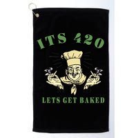 It's 420 Lets Get Baked Golf Towel