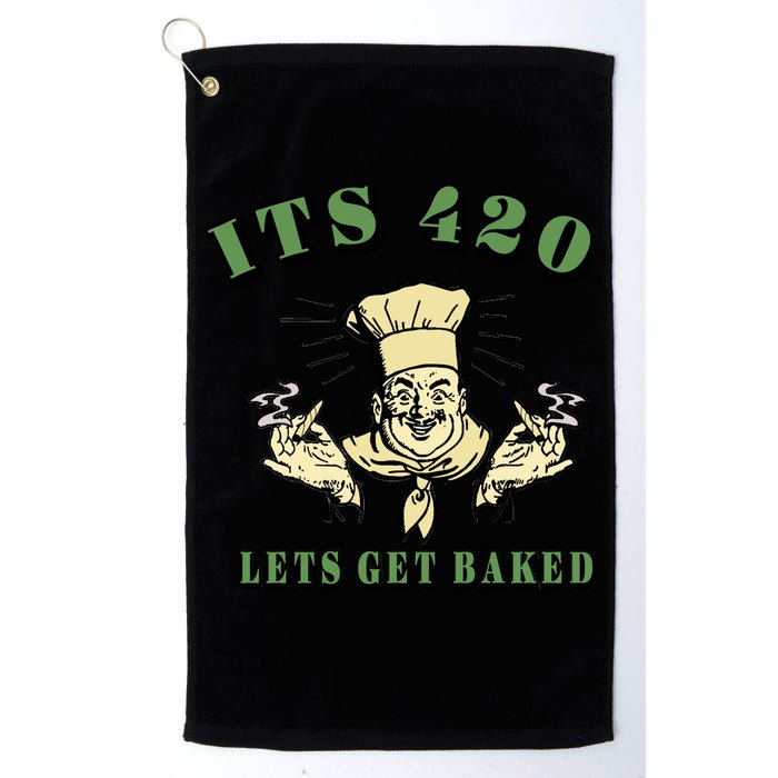 It's 420 Lets Get Baked Golf Towel