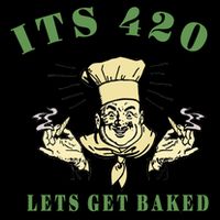 It's 420 Lets Get Baked Cropped Pullover Crew