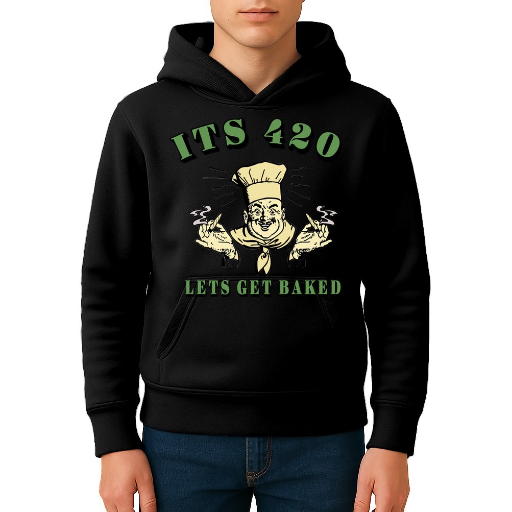 It's 420 Lets Get Baked Kids Hoodie