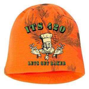 It's 420 Lets Get Baked Kati - Camo Knit Beanie