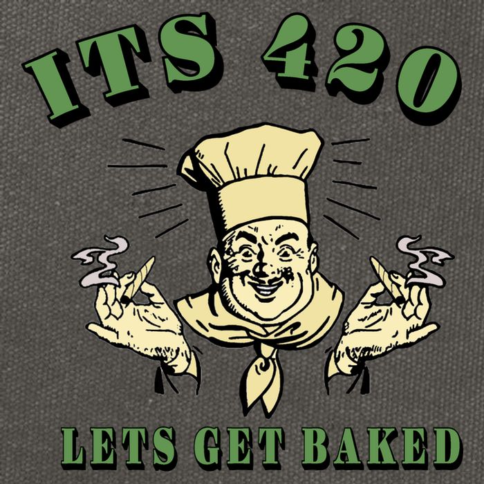 It's 420 Lets Get Baked Cotton Canvas Backpack