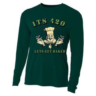 It's 420 Lets Get Baked Cooling Performance Long Sleeve Crew