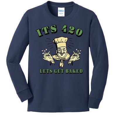 It's 420 Lets Get Baked Kids Long Sleeve Shirt