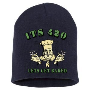 It's 420 Lets Get Baked Short Acrylic Beanie