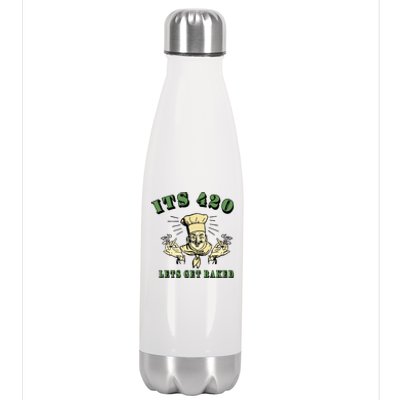 It's 420 Lets Get Baked Stainless Steel Insulated Water Bottle