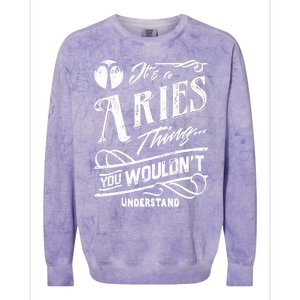 It's a Aries Thing Zodiac Sign Horoscope Colorblast Crewneck Sweatshirt