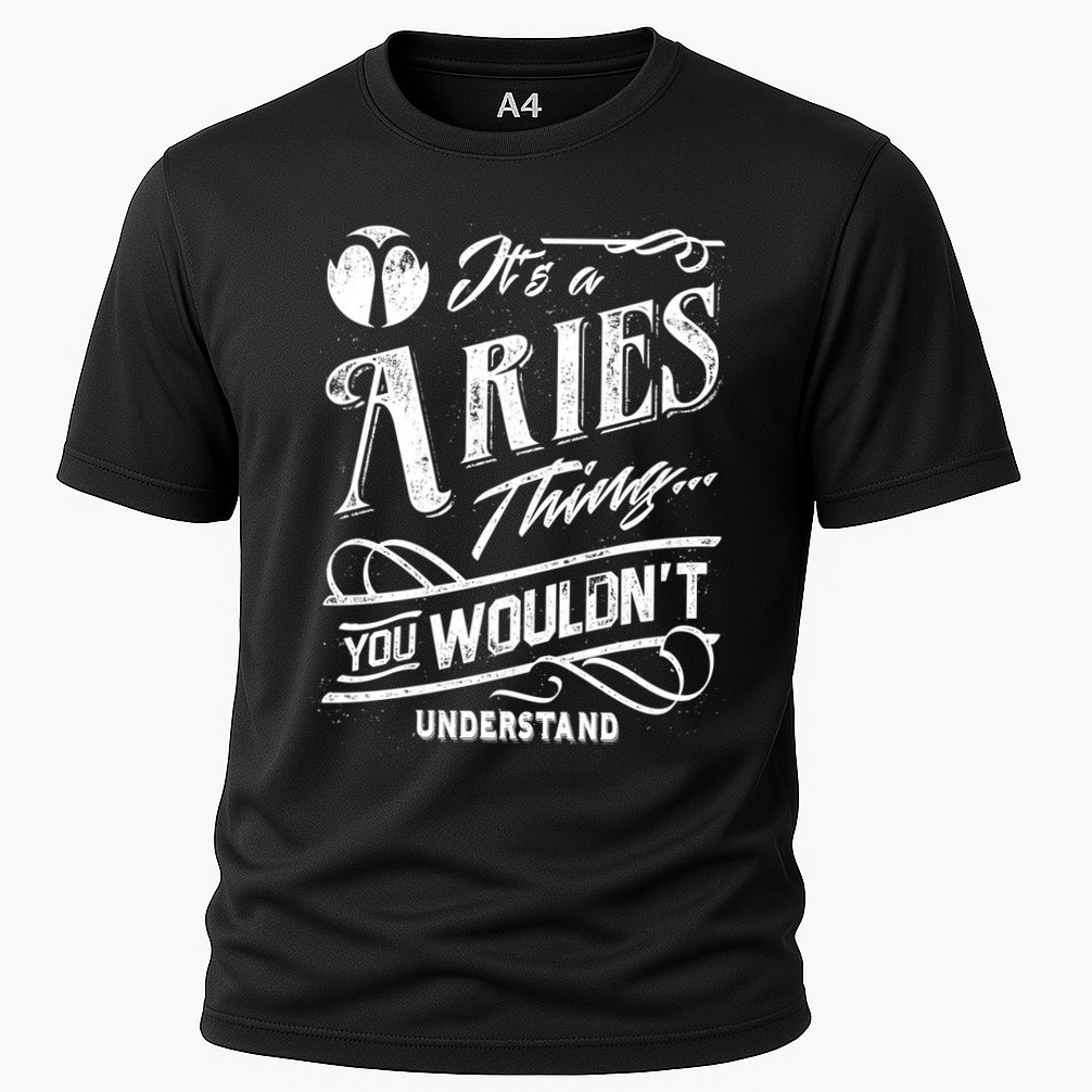 It's a Aries Thing Zodiac Sign Horoscope Cooling Performance Crew T-Shirt