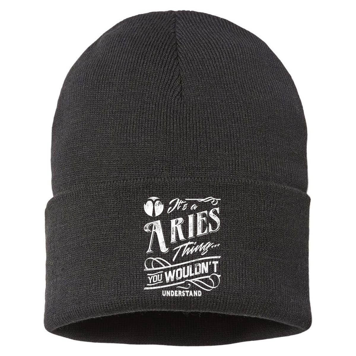 It's a Aries Thing Zodiac Sign Horoscope Sustainable Knit Beanie