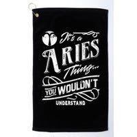 It's a Aries Thing Zodiac Sign Horoscope Golf Towel