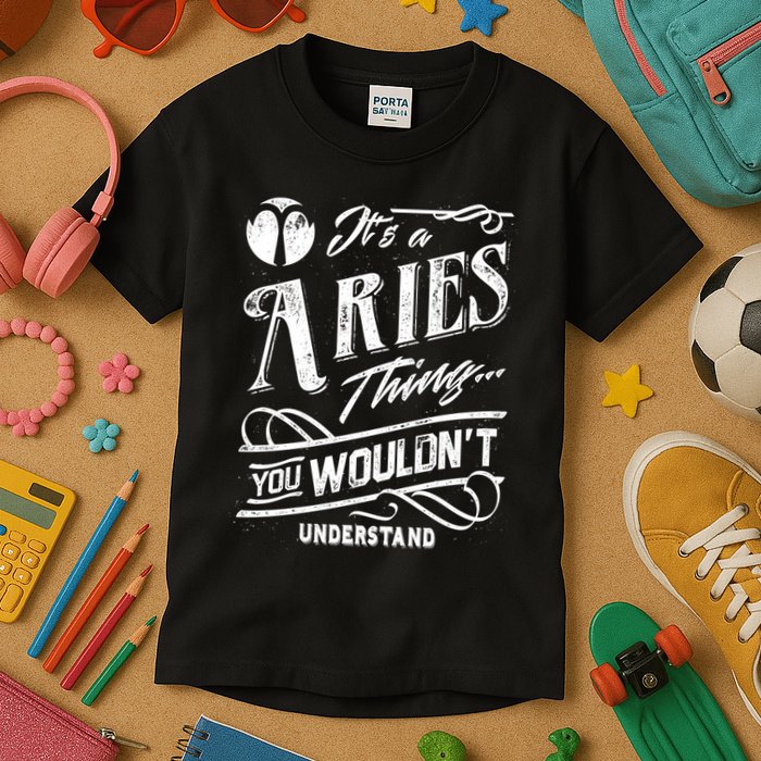 It's a Aries Thing Zodiac Sign Horoscope Kids T-Shirt