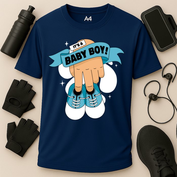 It's A Baby Boy! Cooling Performance Crew T-Shirt