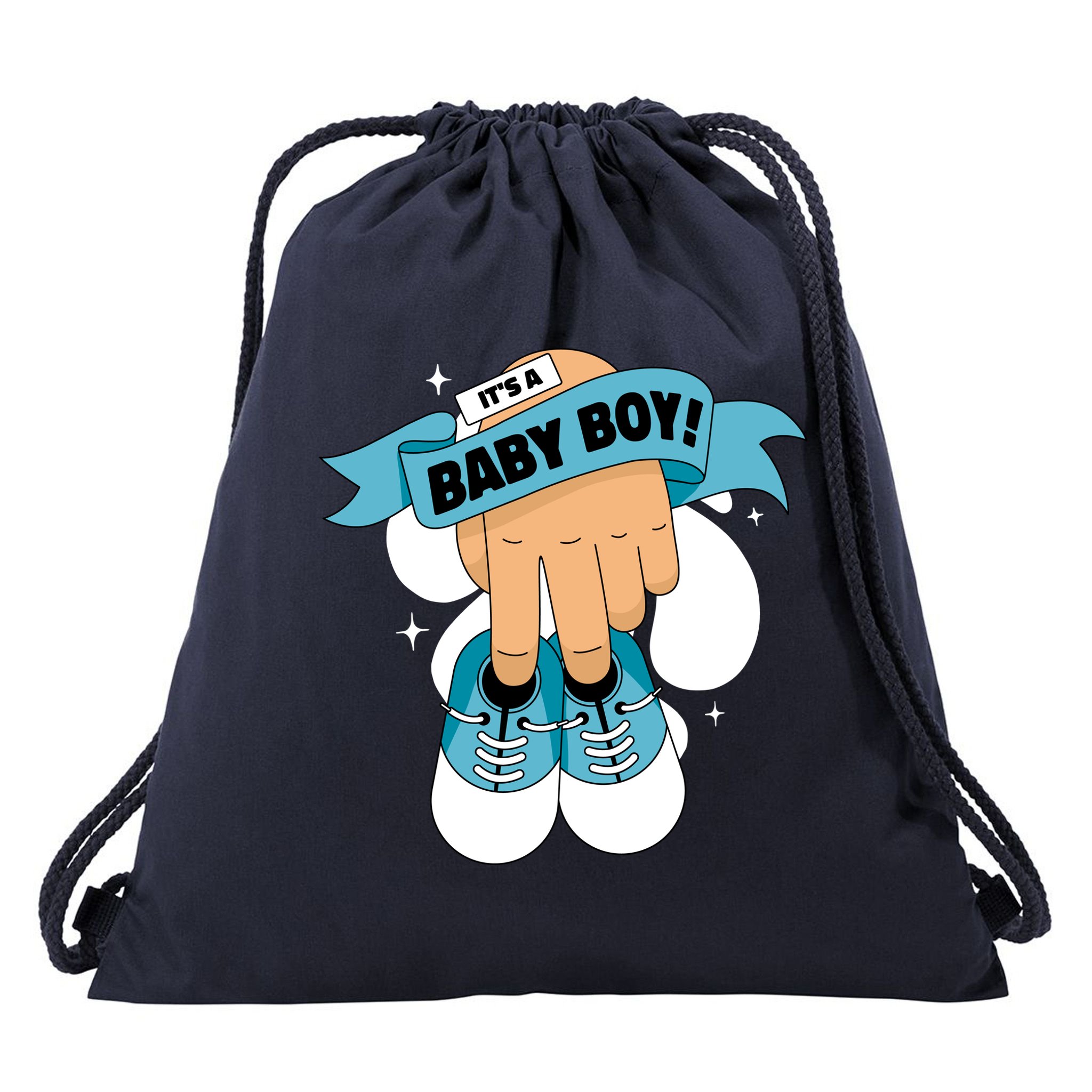 It's A Baby Boy! Drawstring Bag