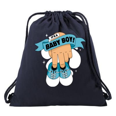 It's A Baby Boy! Drawstring Bag