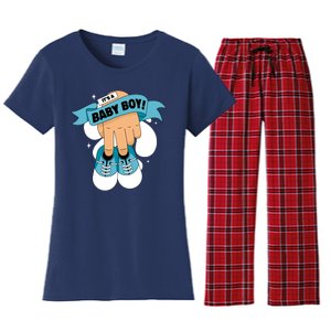 It's A Baby Boy! Women's Flannel Pajama Set