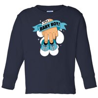 It's A Baby Boy! Toddler Long Sleeve Shirt